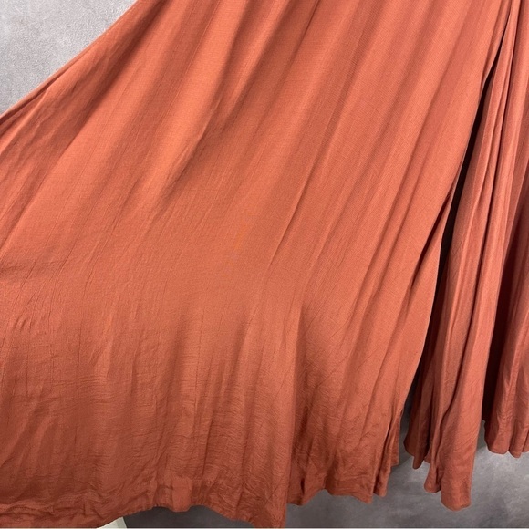 S/W/F SWF Zest Wide Leg Sleeveless Tie Shoulder Strap Square Neck Jumpsuit Sz XS - Picture 5 of 10